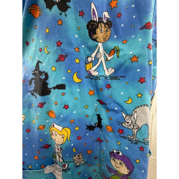 SCRUBS XL SB Fashion Scrubs TOP Blue 48 pit chest Halloween 3 pockets - Picture 9 of 15